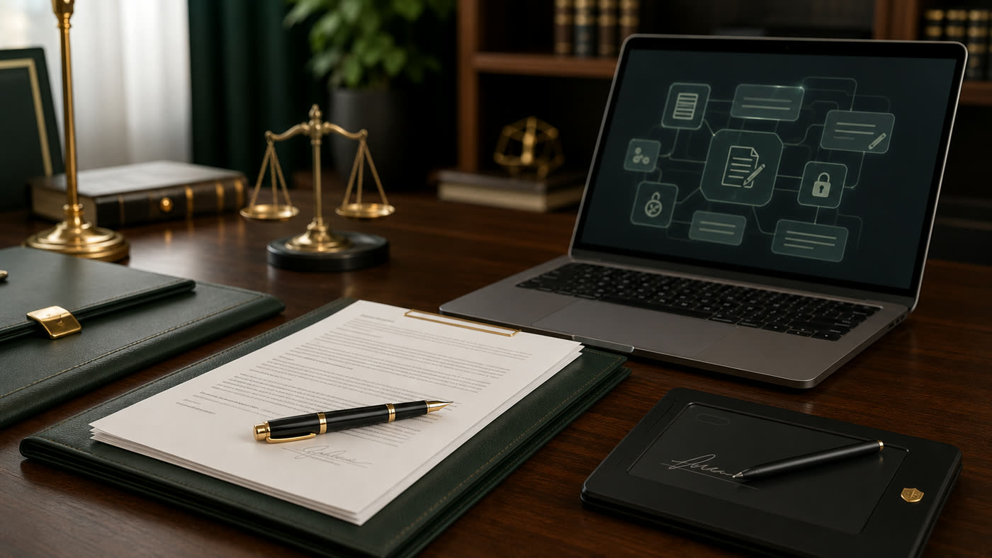 Contratos digitales y documentos revisados